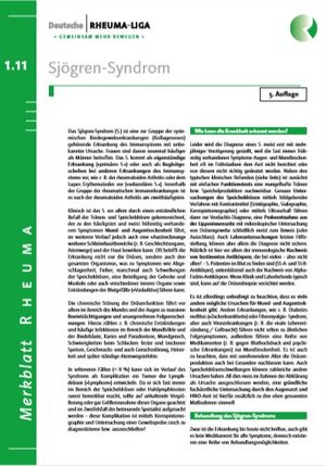 Titelbild Merkblatt Sjoegrensyndrom