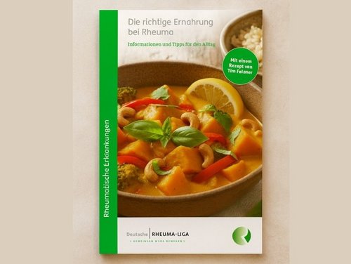 Cover der Broschüre "Ernährung bei Rheuma" der Deutschen Rheuma-Liga