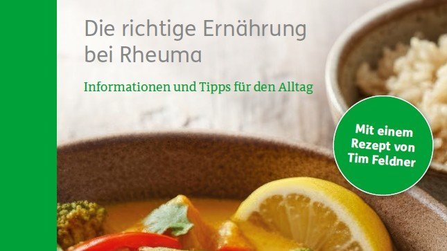 Ratgeber Ernährung bei Rheuma