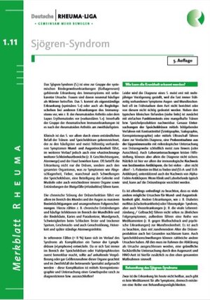 Titelbild Merkblatt Sjoegrensyndrom