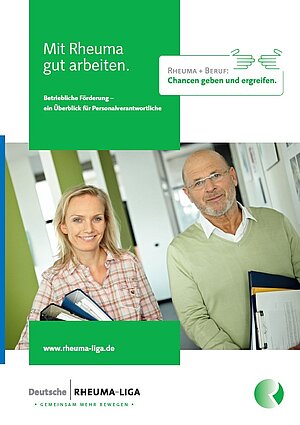 Cover Mann und Frau halten Akten in den Händen 