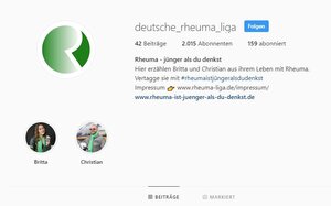Instagram-Kanal Deutsche Rheuma-Liga