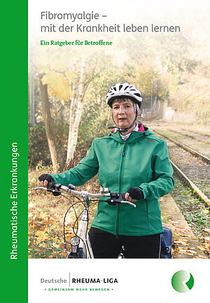 Cover Frau auf Fahrrad Ratgeber Fibromyalgie
