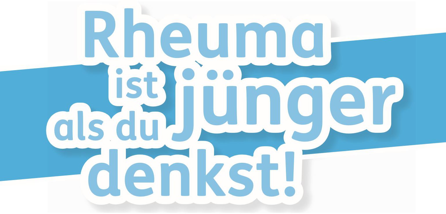 Rheuma ist jünger als du denkst Plakat