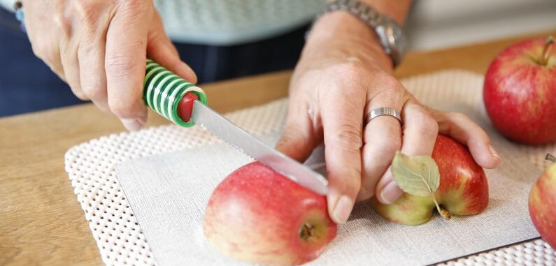 Gelenkschutz für Messer