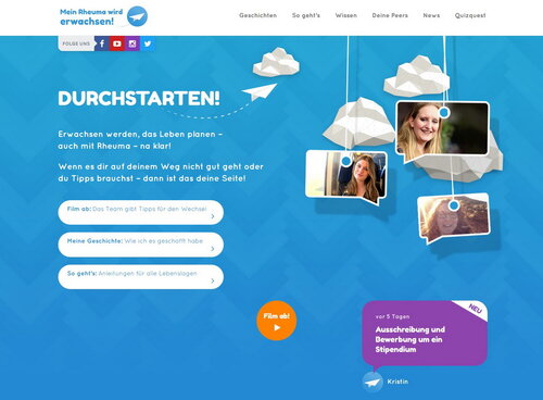 Website www.mein-rheuma-wird-erwachsen.de