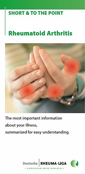 Flyer Rheumatoide Arthritis (englisch)
